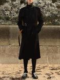 S.S.DALEY Owen Trench Coat, Black Multi Black
