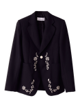S.S.DALEY Albert Tailored Fit Wool Suit Jacket, Black