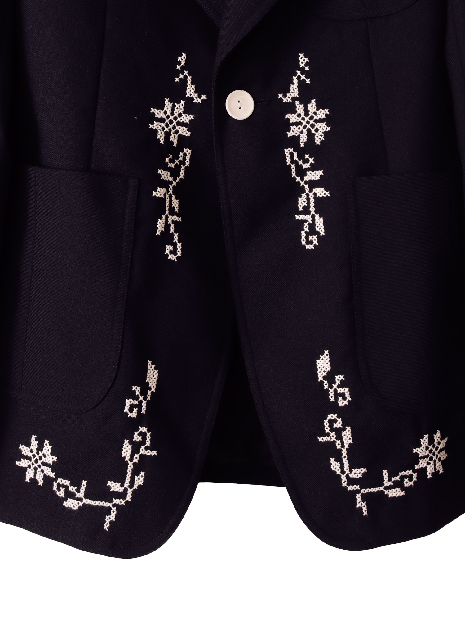 Product image 3 of 3, which shows S.S.DALEY Albert Tailored Fit Wool Suit Jacket, Black, S