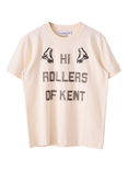 S.S.DALEY Hi Rollers Cotton Regular Fit Short Sleeve T-Shirt, Ecru