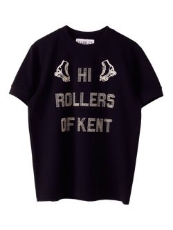 S.S.DALEY Hi Rollers Cotton Regular Fit Short Sleeve T-Shirt, Black