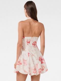 Forever New Harriet Halterneck Bubble Mini Dress, Valerie - view 2, Valerie