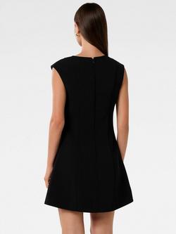 Forever New Clover Snaffle Detail Mini Dress, Black - view 2, Black