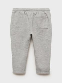 Mango Kids' Teia Slim Joggers, Medium Grey - view 2, Medium Grey