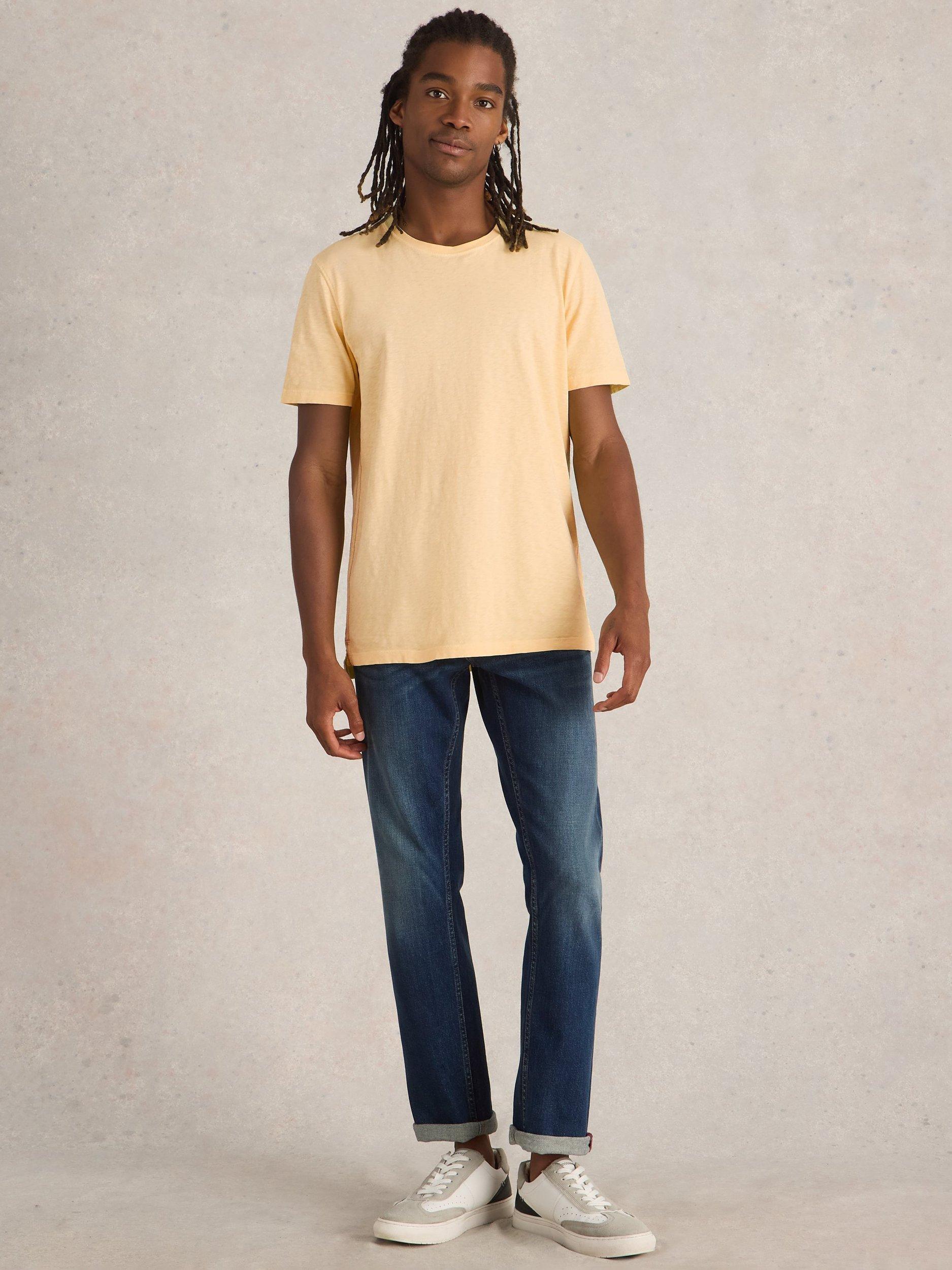 Product image 1 of 6, which shows White Stuff Abersoch T-Shirt, Light Yellow, S