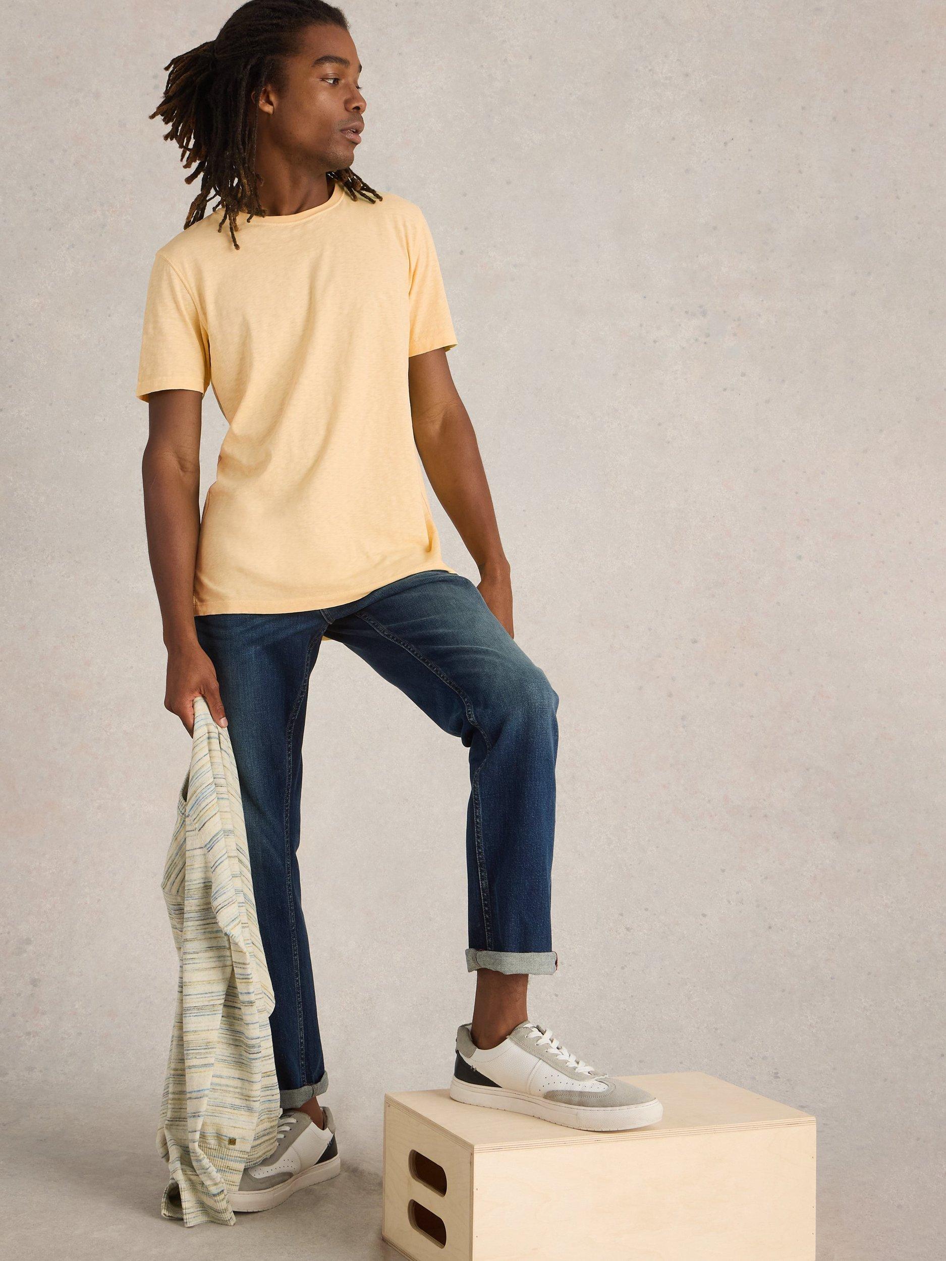 Product image 4 of 6, which shows White Stuff Abersoch T-Shirt, Light Yellow, S