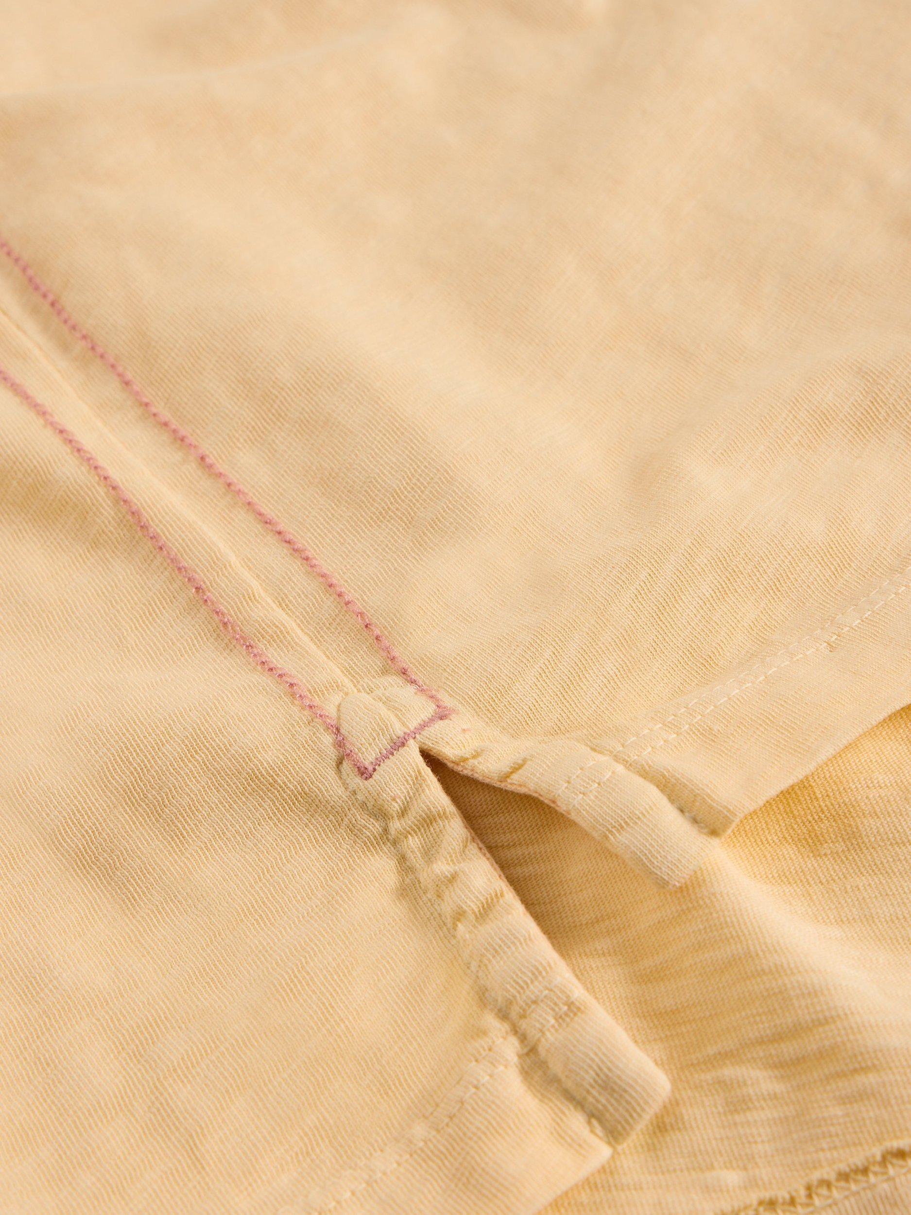 Product image 6 of 6, which shows White Stuff Abersoch T-Shirt, Light Yellow, S