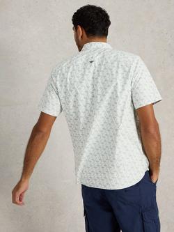 White Stuff Salcombe Koi Print Shirt, White/Multi - view 2, White/Multi