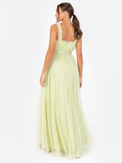 Anaya With Love Ruffle Wrap Bodice Maxi Dress - view 2, Spring Green