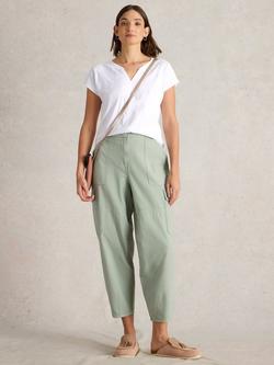 White Stuff Nelly Embroidered T-Shirt, Bril White