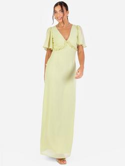 Anaya With Love Ruffle Trim Maxi Dress, Spring Green