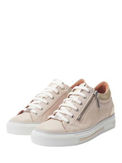 Moda in Pelle Bramleigh Wedge Trainer - view 2, Off White