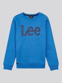 Lee Kids' Wobbly Graphic Long Sleeve T-Shirt, Star Sapphire