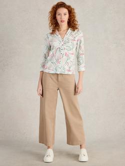 White Stuff Annie Abstract Shirt, Multi, Multi