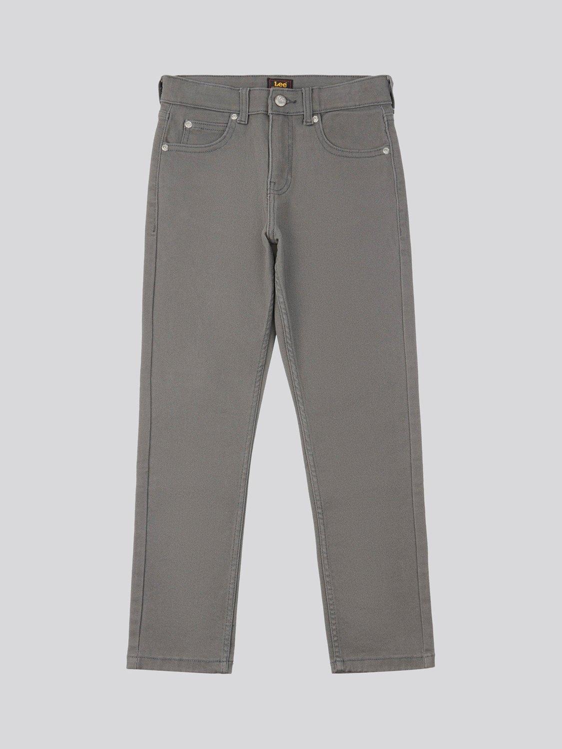 Product image 6 of 8, which shows Lee Kids' Daren Twill Straight Fit Jeans, Thunderstorm, 3-4 years