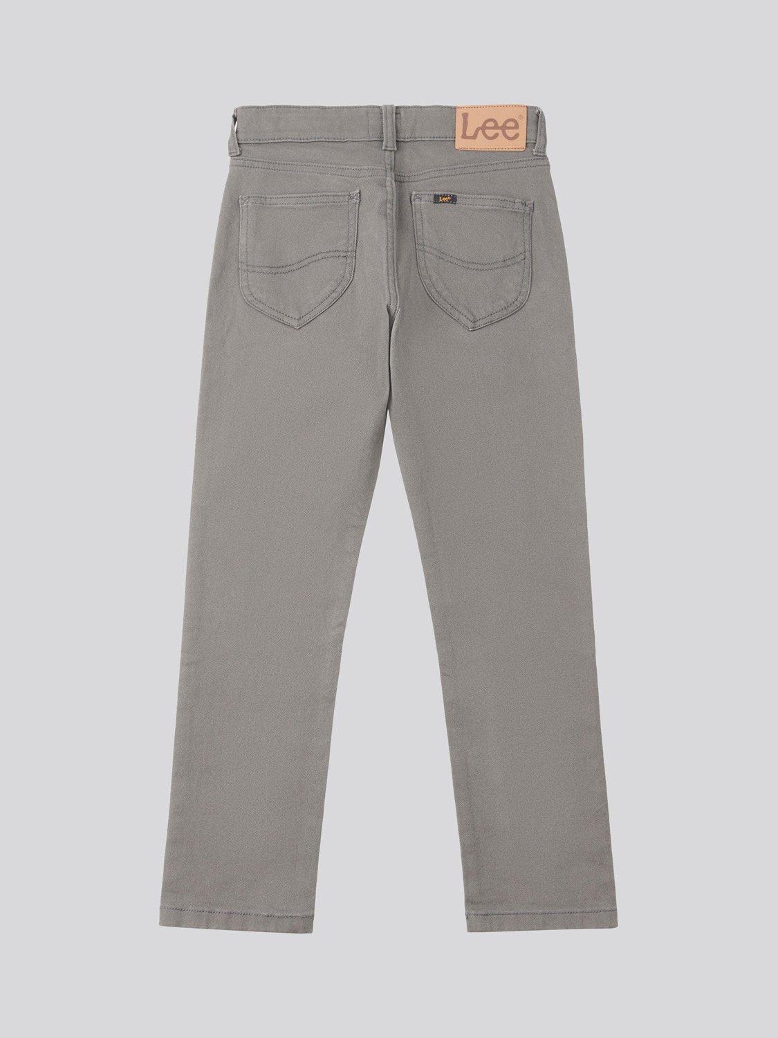 Product image 7 of 8, which shows Lee Kids' Daren Twill Straight Fit Jeans, Thunderstorm, 3-4 years
