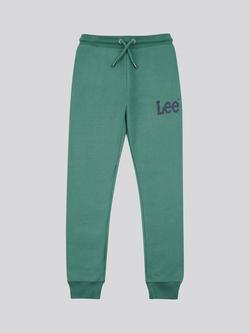 Lee Kid's Cotton Blend Wobbly Graphic Joggers, Blue Spruce