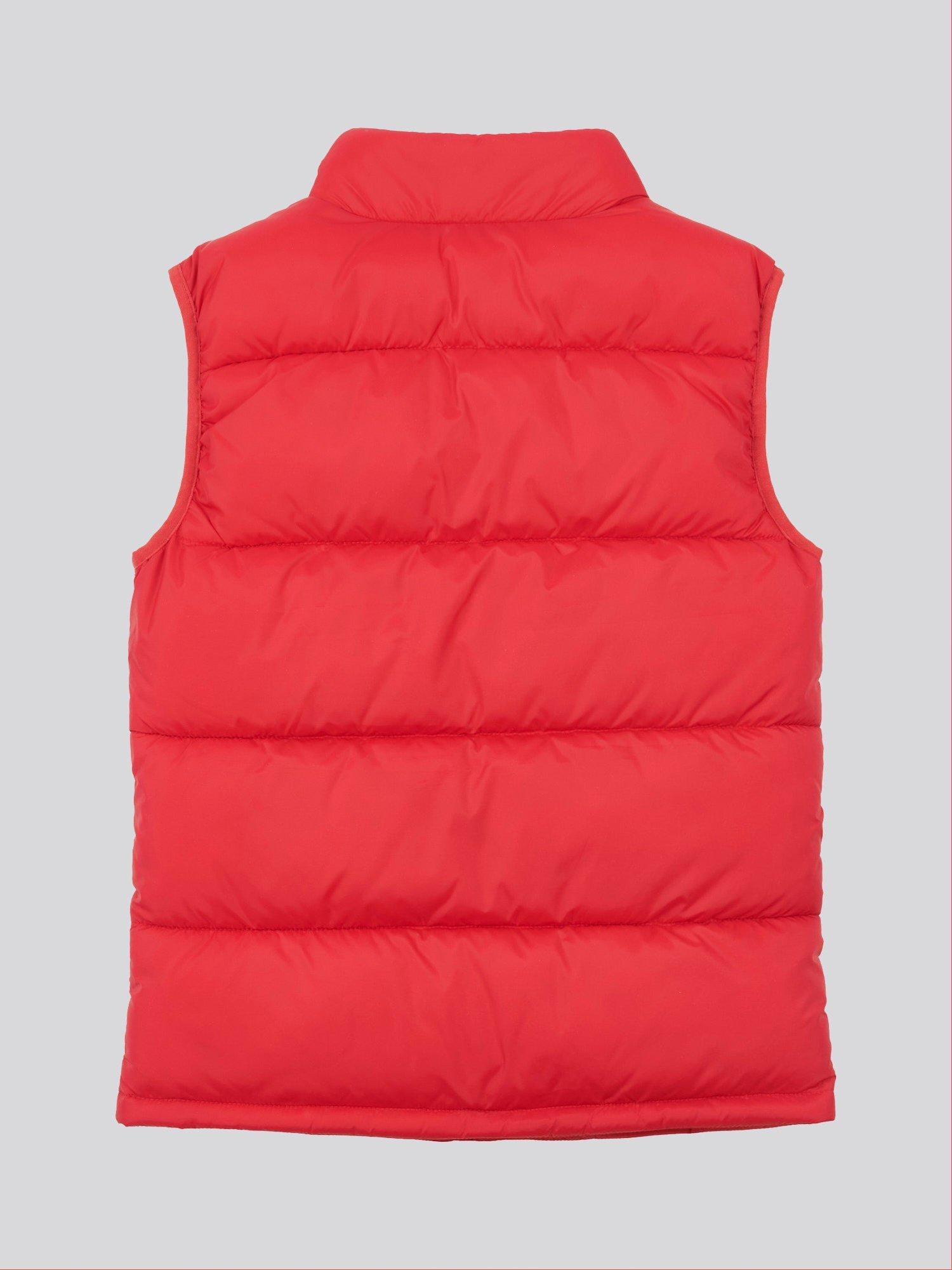 Product image 2 of 3, which shows Lee Kids' Sleeveless Quilted Gilet, Tango Red, 14-15 years