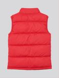 Lee Kids' Sleeveless Quilted Gilet, Tango Red