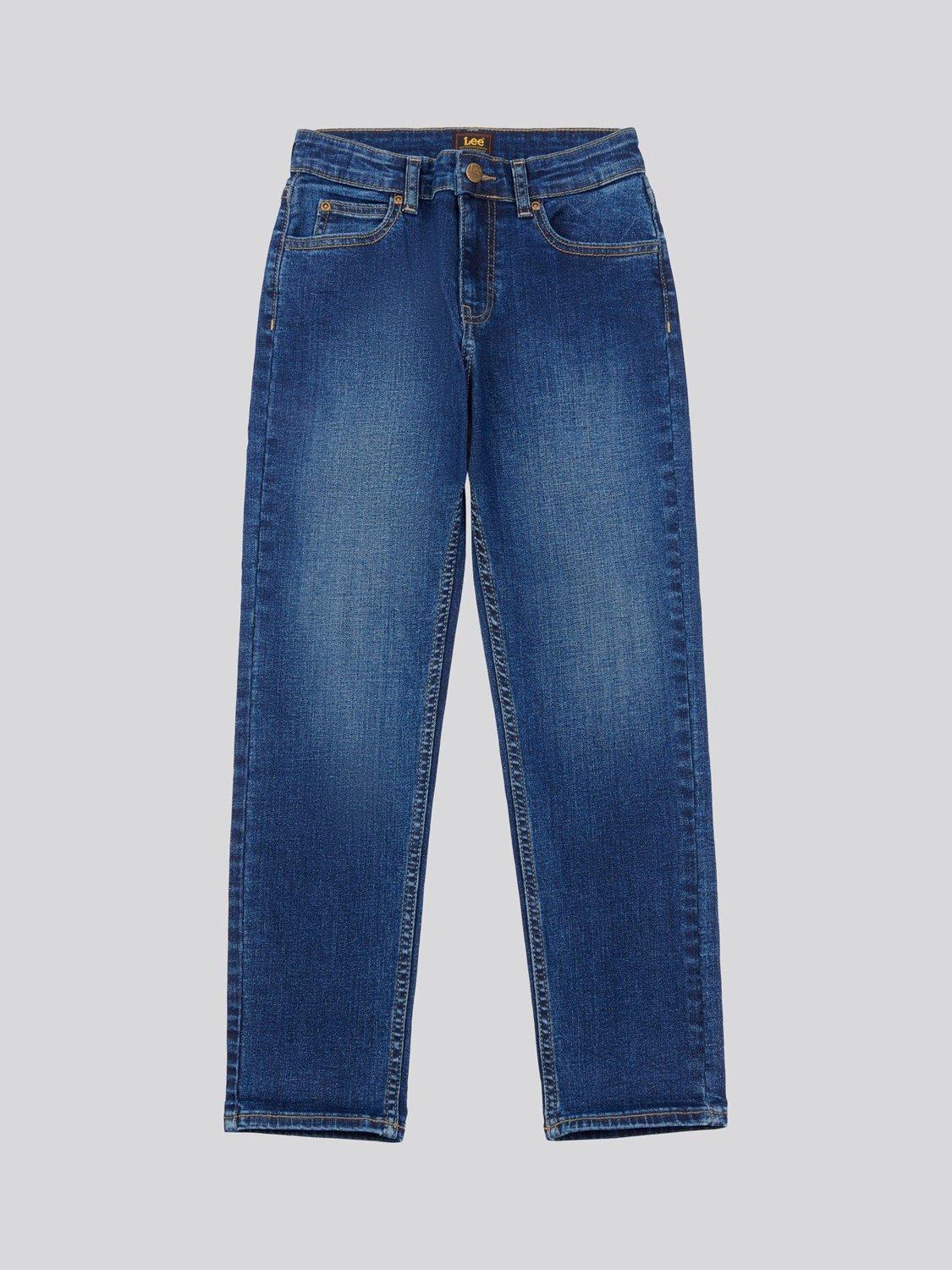 Product image 6 of 8, which shows Lee Kids' West Relaxed Denim Jeans, Blue Wash, 3-4 years