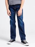 Lee Kids' West Relaxed Fit Jeans, Mid Blue Wash