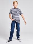Lee Kids' West Relaxed Fit Jeans, Mid Blue Wash