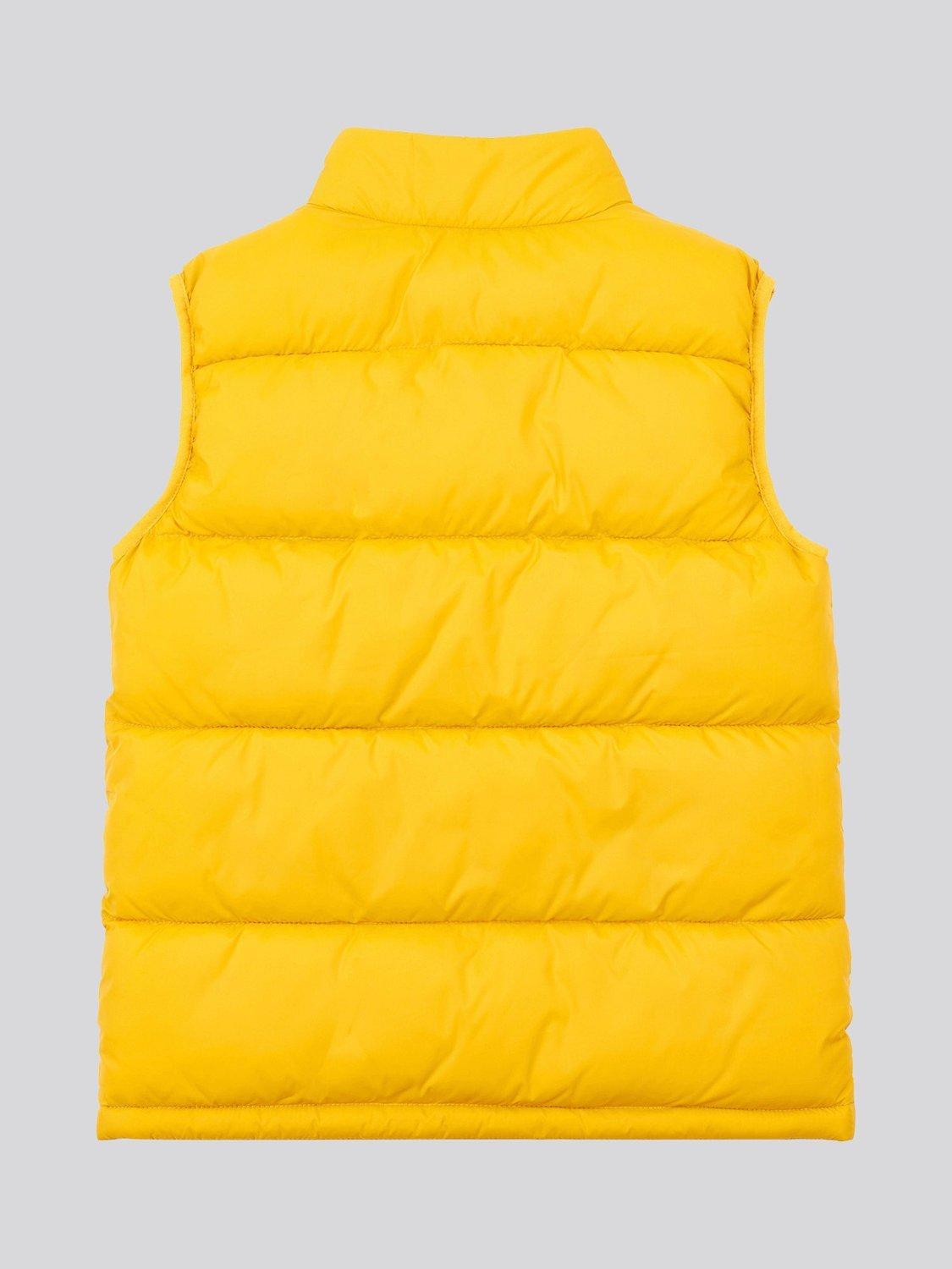 Product image 4 of 5, which shows Lee Kids' Sleeveless Quilted Zip Gilet, Gold, 14-15 years