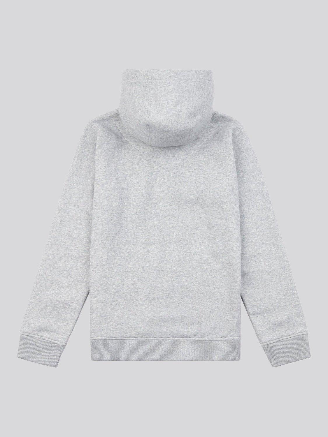 Product image 6 of 7, which shows Lee Kids' Cotton Blend Stripe Logo Hoodie, Vintage Grey Heather, 3-4 years