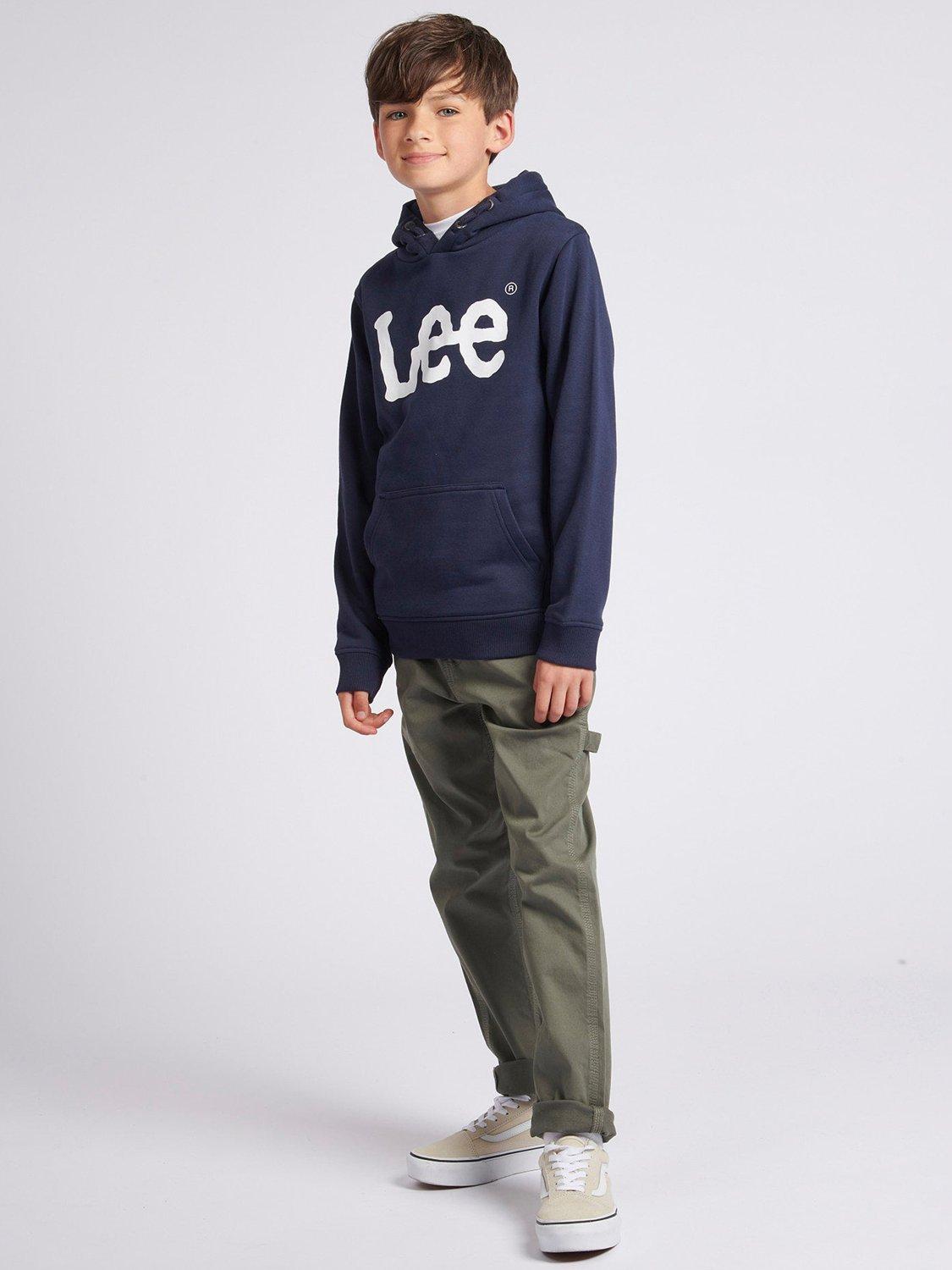 Product image 2 of 8, which shows Lee Kids' Wobbly Graphic Hoodie, Navy Blazer, 3-4 years