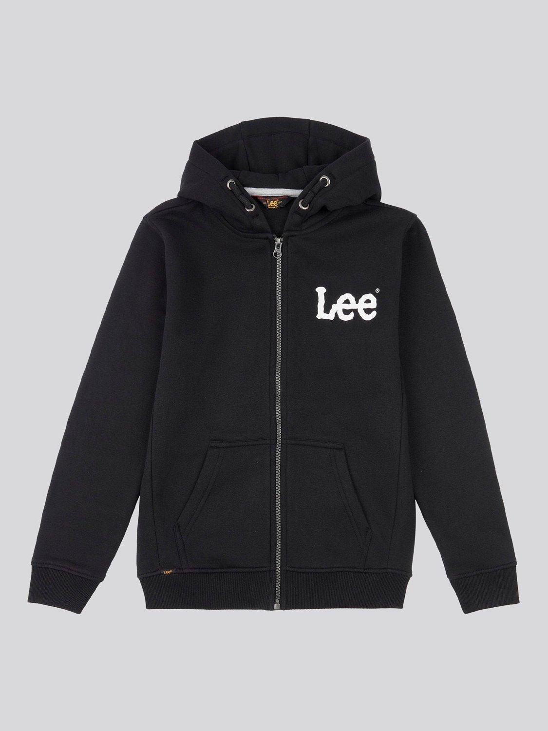 Product image 6 of 8, which shows Lee Kids' Wobbly Graphic Zip Hoodie, Black, 3-4 years