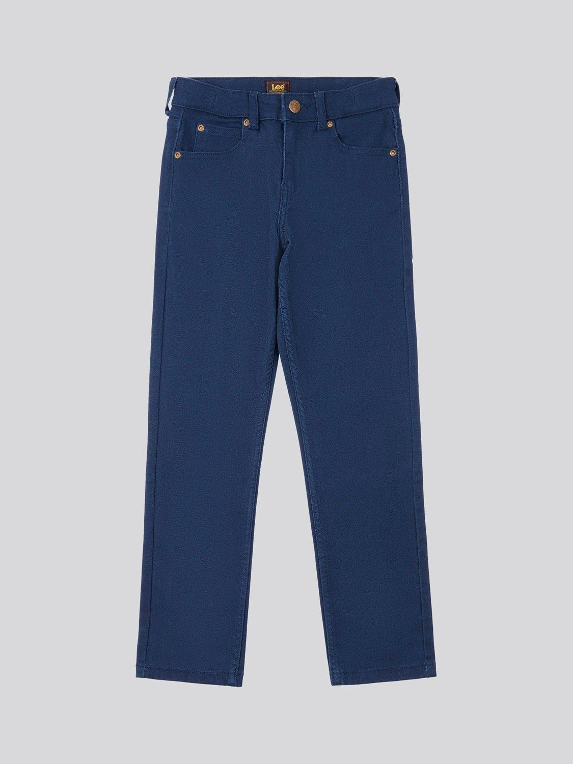 Product image 6 of 8, which shows Lee Kids' Daren Twill Straight Fit Jeans, Navy Blazer, 3-4 years