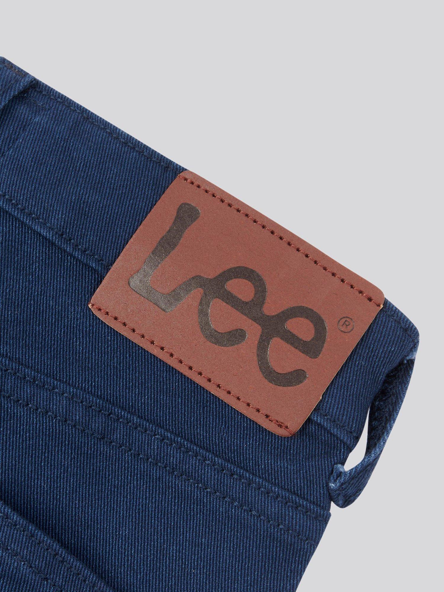 Product image 8 of 8, which shows Lee Kids' Daren Twill Straight Fit Jeans, Navy Blazer, 3-4 years
