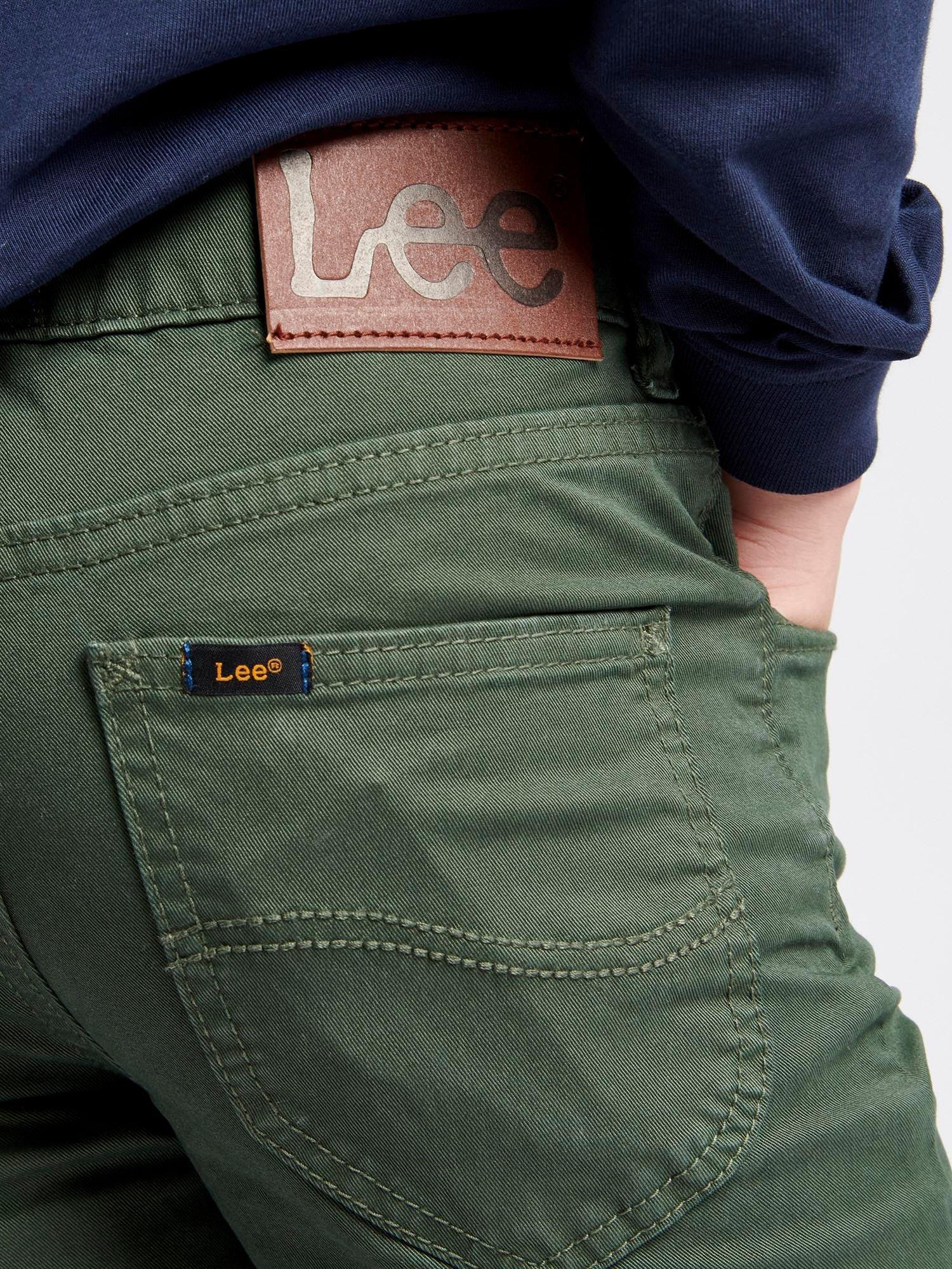 Product image 3 of 7, which shows Lee Kids' Luke Twill Slim Fit Jeans, Climbing Ivy, 3-4 years