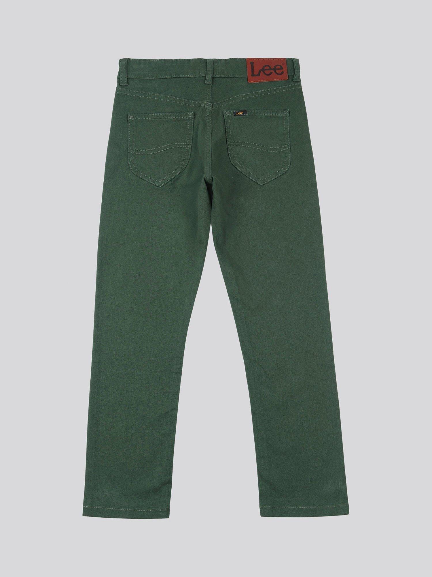 Product image 6 of 7, which shows Lee Kids' Luke Twill Slim Fit Jeans, Climbing Ivy, 3-4 years