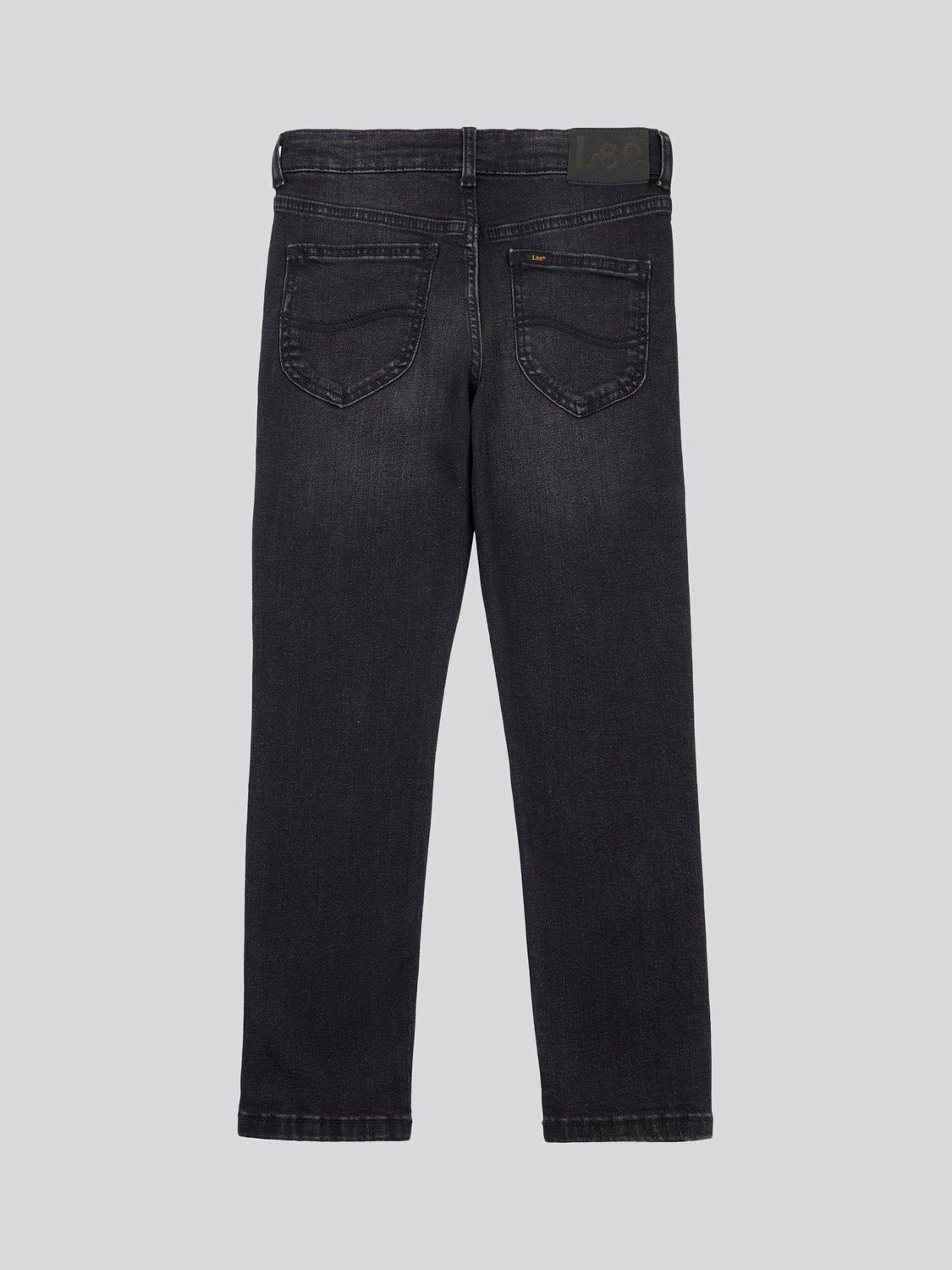 Product image 7 of 8, which shows Lee Kids' Daren Straight Fit Jeans, Dark Grey, 3-4 years