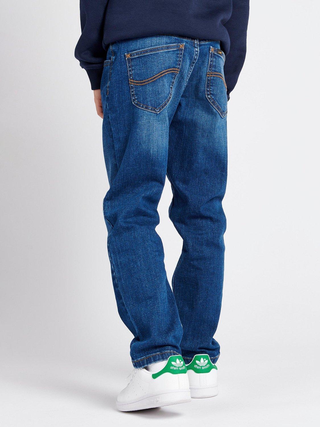Product image 3 of 7, which shows Lee Kids' Daren Straight Fit Jeans, Mid Wash, 3-4 years