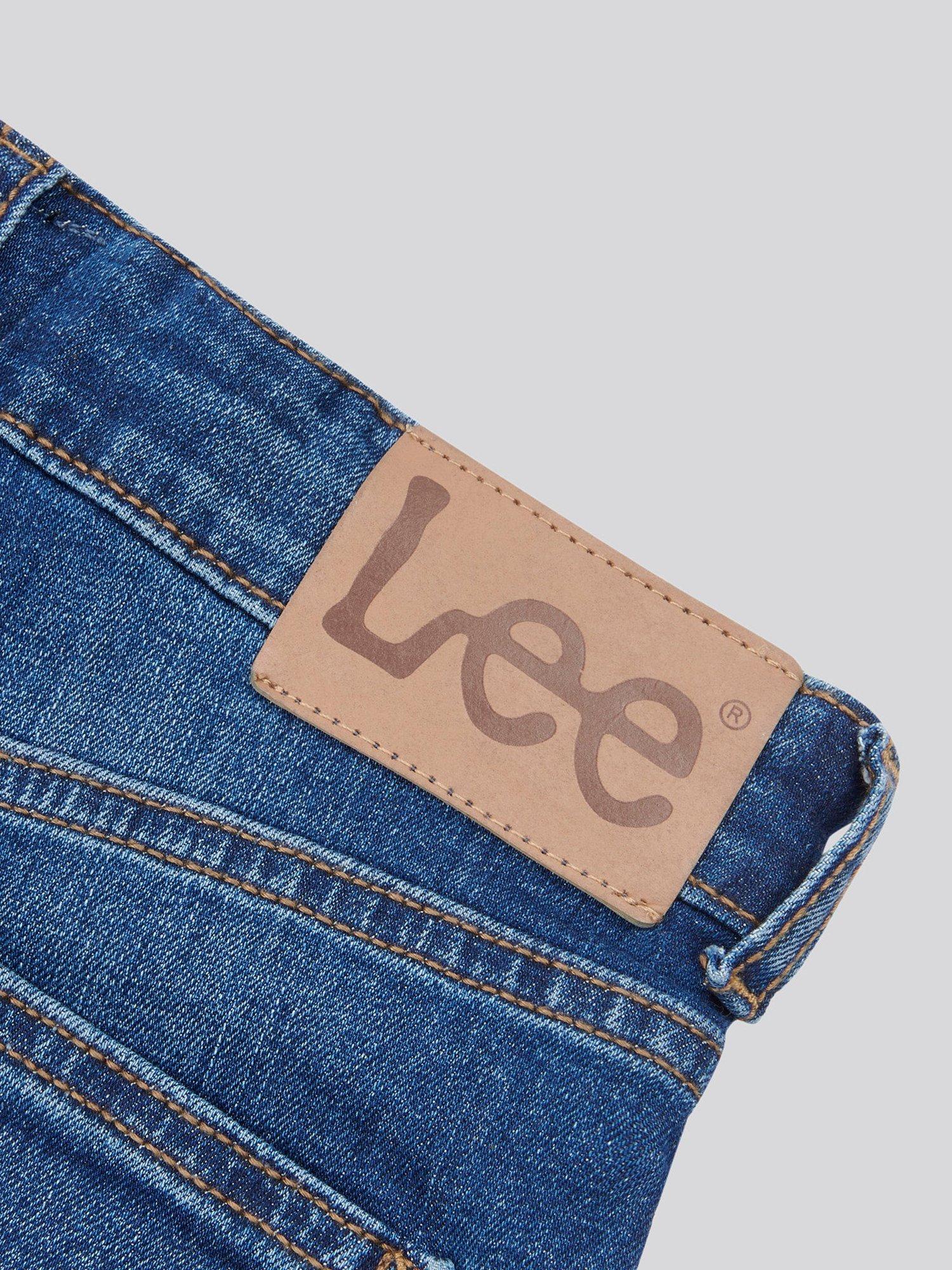 Product image 7 of 7, which shows Lee Kids' Daren Straight Fit Jeans, Mid Wash, 3-4 years