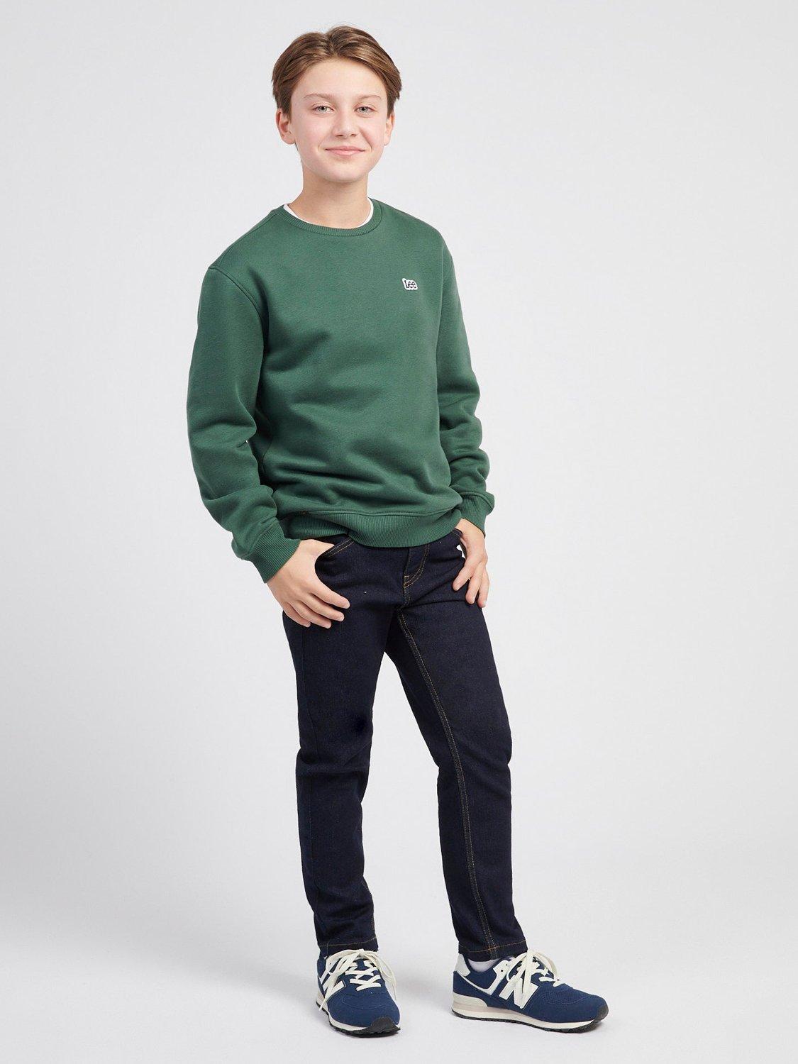 Product image 3 of 8, which shows Lee Kids' Daren Straight Fit Jeans, Rinse Wash, 3-4 years