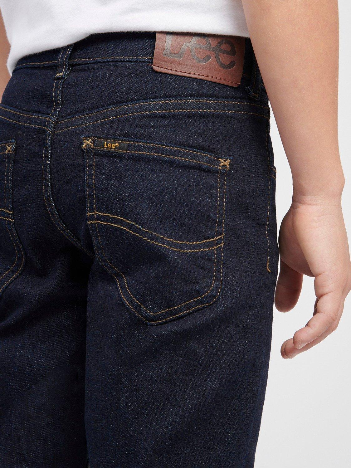 Product image 5 of 8, which shows Lee Kids' Daren Straight Fit Jeans, Rinse Wash, 3-4 years