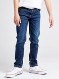 Lee Kids' Luke Denim Mid-Rise Jeans, Dark Indigo Wash
