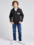 Lee Kids' Luke Denim Mid-Rise Jeans, Dark Indigo Wash