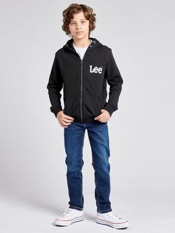 Lee Kids' Luke Denim Mid-Rise Jeans, Dark Indigo Wash - view 2, Dark Indigo Wash