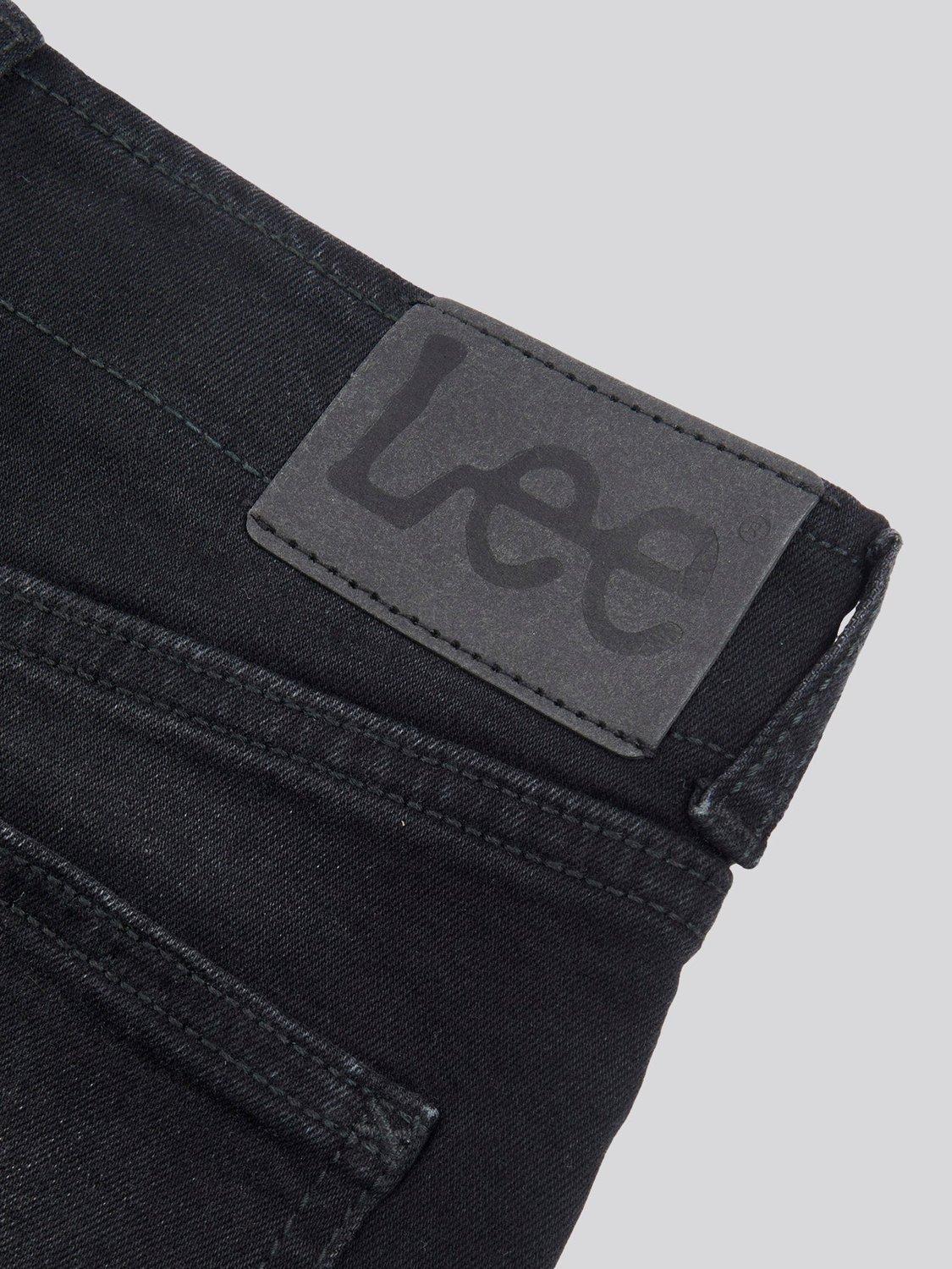 Product image 8 of 8, which shows Lee Kids' Malone Stretch Denim Skinny Jeans, Washed Black, 3-4 years
