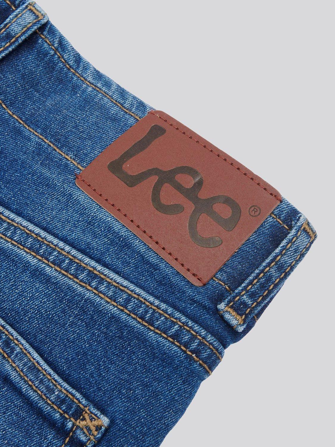 Product image 8 of 8, which shows Lee Kids' Malone Stretch Denim Skinny Jeans, Mid Wash, 3-4 years