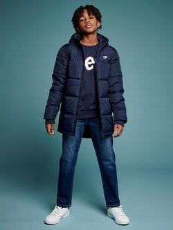 Lee Kids' Heavy Puffer Parka Jacket, Navy Blazer