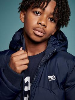 Lee Kids' Heavy Puffer Parka Jacket - view 2, Navy Blazer
