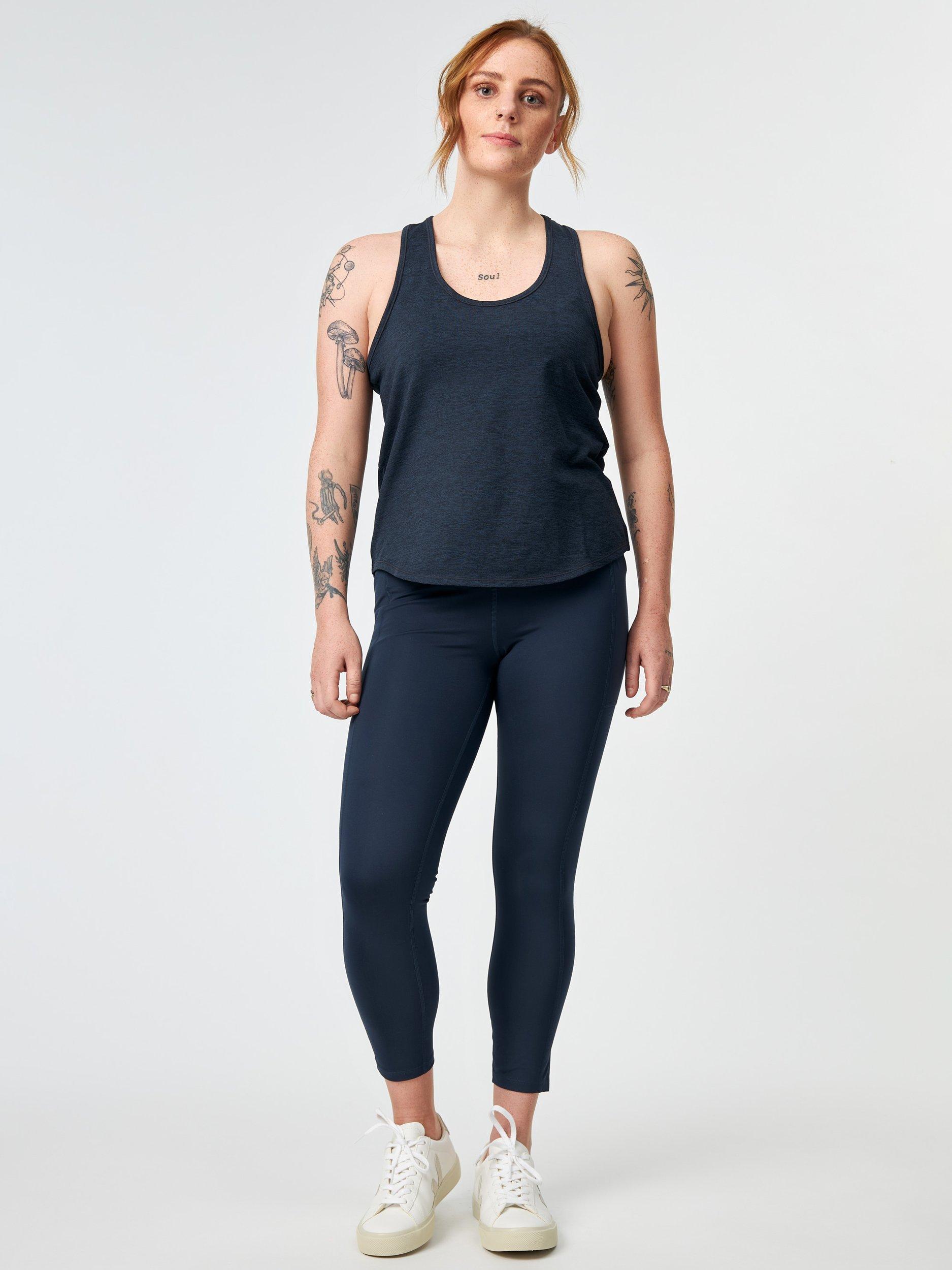 Product image 1 of 5, which shows Girlfriend Collective Tank Top, Midnight, XS