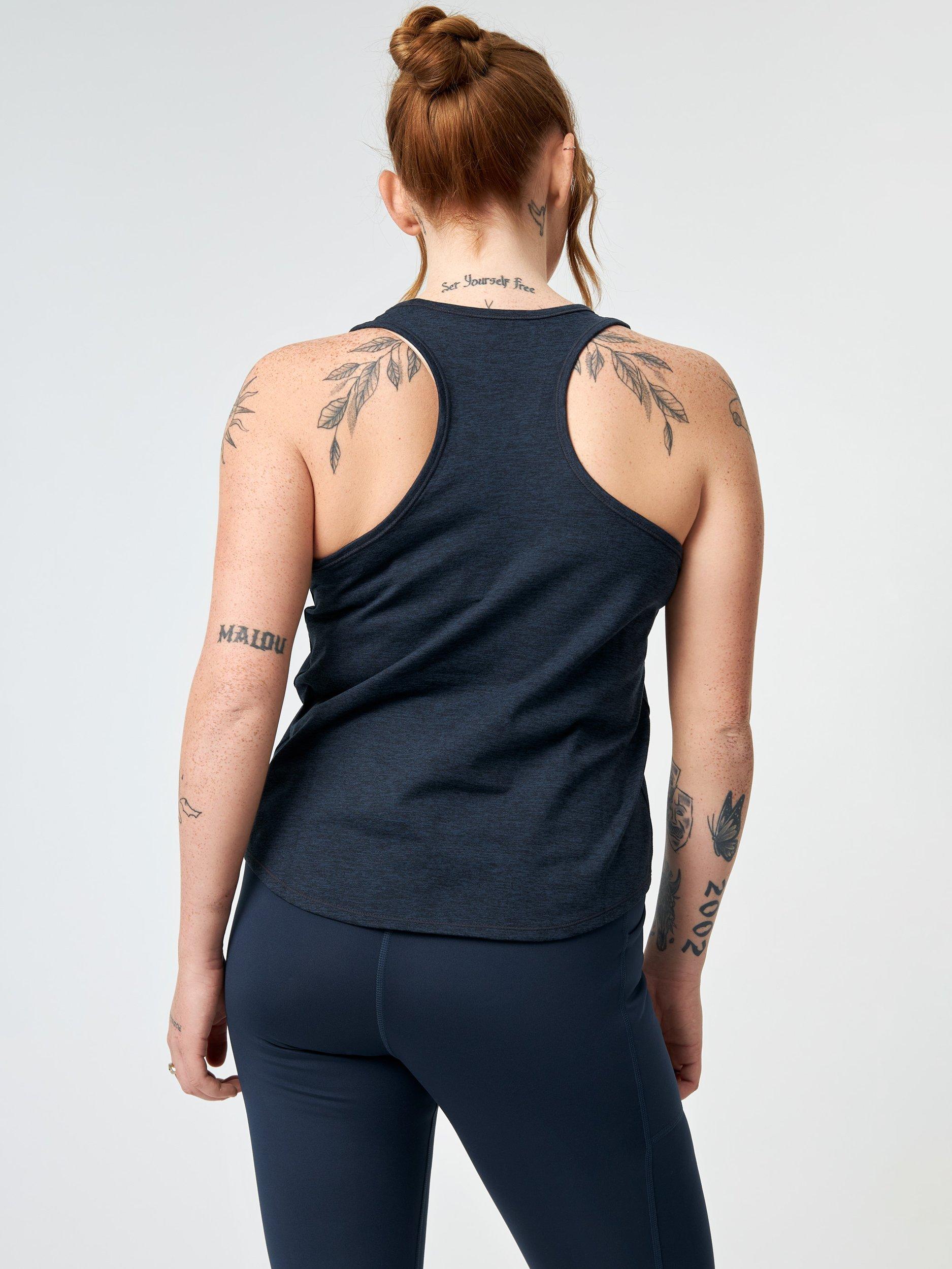 Product image 2 of 5, which shows Girlfriend Collective Tank Top, Midnight, XS