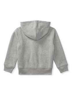 Polo Ralph Lauren Kids' Zip-Up Hoodie, Sport Heather - view 2, Sport Heather