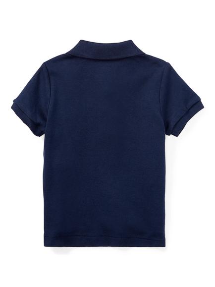 Polo Ralph Lauren Baby Cotton Polo Shirt - view 2, Refined Navy